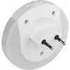 Emos led naktinė lemputė į lizdą su prieblandos jutikliu ir jungikliu, reguliuojamas ryškumas, orientacinė lemputė vaikų kambariui, laiptinei, miegamajam, P3317, balta