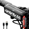 Empirelight Led dviračio priekinis žibintas galingas + galinis