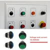 Emsea 12 vnt. 12 mm apvalus momentinis mygtukinis jungiklis 1a 250vac slėgio jungiklis elektros instaliacijai elektronikoje