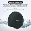 Endless El1023 patogi silikoninė plaukimo kepuraitė su ergonomiškomis ausų kišenėmis, visiškai elastinga vandeniui atspari kepuraitė ilgiems ir trumpiems plaukams su storesniu kraštu, moterims ir vyrams