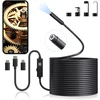 Endoskopinė kamera su apšvietimu 10 m, Aopick 1920 Hd endoskopinė kamera mobiliajam telefonui su 8 Led lemputėmis, vandeniui atspari Ip67 inspekcinė kamera be Wifi, skirta Android ir Ios, planšetiniam kompiuteriui (32,8