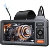 Endoskopinė kamera su apšvietimu, Depstech 1080p dvigubo objektyvo endoskopas 5.0 colių Ips ekranas inspekcinė kamera Ip67 atspari vandeniui 5 m gyvatės kamera, pramoninė endoskopinė vamzdžio kamera