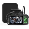 Endoskopinė kamera su apšvietimu, ilihome 4.5 colių ips ekranas endoskopas su 5 metrų nuimamu kabeliu 8 mm ip67 vandeniui atspari inspekcinė kamera, 1080p hd vamzdinė kamera su 8 reguliuojamais led