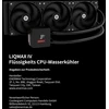 Enermax Liqmax Iv 240 mm Aio Cpu vandens aušinimas su dviguba kamera Tdp 360w+ Intel Lga 1851/1700/115x/2066 Amd Am5/am4 skaitmeninis ekranas 2x 120 Pwm didelio našumo ventiliatorius Elc-lmiv240-sf