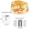 Enlace led girliandos su baterijomis, 10 m, 100 led girliandų, 8 režimai su nuotolinio valdymo pulteliu, ip65 atsparios vandeniui girliandos, viela vidaus, lauko, vestuvių, kalėdų vakarėlio dekoravimui, šilta balta
