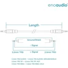 Enoaudio Mogami 2893 Quad Hifi audio mini jack kabelis | Amphenol Gold 3.5 mm stereo jack (mini jack), 5.0 m