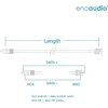 Enoaudio Mogami 2964 Skaitmeninis Koaksialinis Kabelis 75 Ohm, 10 m