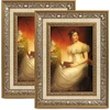 Esdallina 10 x 15 cm nuotraukų rėmelis (2 vnt.) retro dizainas klasikinis paprastas namų biuro dekoras