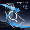 Esr skaidrus silikoninis dėklas, skirtas iphone 15 pro su magsafe, smūgiams atsparus plonas dangtelis, atsparus pageltimui, plonas permatomas tpu telefono dėklas, zero series, skaidrus