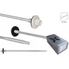 Etanco Gtr6 175mm sraigtai, 100 vnt., Ral 9010, plienui
