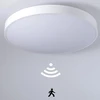 Pakabinamas šviestuvas Etrogo 18w 1500lm 6000k šaltai balta led lubų lempa su radariniu judesio davikliu