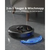 Eufy Robovac X8 Hybrid, 2 x 2000 Pa siurbimo galia, Ipath lazerinė navigacija, 2-in-1 dulkių siurblys ir šluota, Ai. Map 2.0 technologija, Twin Turbine technologija, Wifi funkcija