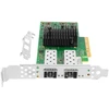 Euqvos Pcie Ethernet tinklo plokštė, skirta Mellanox Mcx4121a-acat Connectx4 Lx lustų rinkiniui, Pcie 3.0 X8 25gb dviejų prievadų Sfp28 Lan plokštė, palaikanti Windows Server/windows/linux/vmware/esx