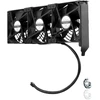 Euroharry grafikos plokštės ventiliatorius 3 x 92 mm didelio oro srauto ventiliatorius pci laikiklis aušintuvas gpu ventiliatorius palaiko 5 v, 7 v, 12 v, palaiko pagrindinės plokštės sys_fan sąsają