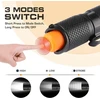 Everbrite mini led žibintuvėlis su 3 režimais, priartinamas led žibintuvėlis, aliumininis mažas žibintuvėlis, skirtas stovyklavimui lauke su 1 aaa baterija