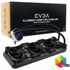 Evga clc 360 mm all-in-one rgb led cpu skystinis aušintuvas, 3 x fx12 120 mm pwm ventiliatoriai, intel, amd, 400-hy-cl36-v1