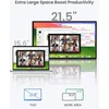 Eviciv nešiojamas monitorius 21.5 colių 120hz coarse nešiojamas ekranas Fhd 1080p 100% Srgb Ips žaidimų ekranas Usb C Hdmi su Vesa & stovu 90° nešiojamam kompiuteriui Pc mobiliajam telefonui Ps-4/5 Xbo