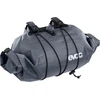 Evoc handlebar pack boa wp 9 rankinė ant vairo (susukamas kišenės atidarymas, boa(r) fit sistema, atspindintis logotipo atspaudas, talpa: 9l, svoris: 350 g, matmenys: 20 x 35 x 20 cm), carbon pilkas