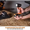 Valiklis Evolution Power Tools R1000tor - nešiojamas belaidis led darbo žibintas - įkraunamas žibintas, 750/1000 liumenų, 18v ličio jonų. Baterija nepridedama.