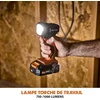 Valiklis Evolution Power Tools R1000tor - nešiojamas belaidis led darbo žibintas - įkraunamas žibintas, 750/1000 liumenų, 18v ličio jonų. Baterija nepridedama.