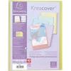 Exacompta 5809e Kreacover pastelinis plastikinis aplankas su kišenėlėmis, 11 x 15 cm su 20 skaidrių kišenių, 40 puslapių, puikiai tinka mokyklai ir biurui, dokumentų viršelis, 1 vienetas, atsitiktinė spalva