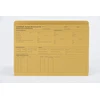 Exacompta - Ref 211/1300z - Guildhall žmogiškųjų išteklių segtuvas su svirtiniu mechanizmu - 350 mm x 260 mm - Tinka Foolscap ir A4 formatams - 315 gsm iš anksto atspausdintas viršelis - Geltonas (50 vnt.)