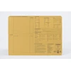 Exacompta - Ref 211/1300z - Guildhall žmogiškųjų išteklių segtuvas su svirtiniu mechanizmu - 350 mm x 260 mm - Tinka Foolscap ir A4 formatams - 315 gsm iš anksto atspausdintas viršelis - Geltonas (50 vnt.)