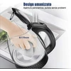 Extrastar elektrinis stiklinis virdulys su mėlyna led lempute, be bpa, automatinis išjungimas ir apsauga nuo virimo be vandens, 1,7 l