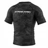 Extreme Hobby vyriškas rashguard'as trumpomis rankovėmis, juodas, M dydis