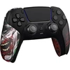 Extremerate Playvital neslystantis lipdukas, skirtas ps5, profesionalūs tekstūruoti guminiai padeliai, skirti ps5 valdikliui (clown Hahaha)