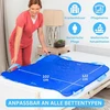 Eyra perkėlimo lenta pacientų keltuvui - 122 x 102 cm pacientų perkėlimo lenta su 8 rankenomis pagyvenusiems ir prikaustytiems prie lovos pacientams - daugkartinio naudojimo ir plaunamas slydimo paklodė ir slydimo paklodė perkėlimui lovoje