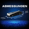 Ezdiy-fab Nvme M.2 aliuminio heatsink'as 12v 4-pin Rgb aušintuvas 2280 M.2 Ssd heatsink'ui Tri-cool su silikonine termo pagalvėle