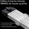 Ezdiy-fab Rtx 3000 serijos 12-pin į 2x 8-pin prailginimo laidas 300 mm