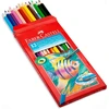Faber-castell akvareliniai pieštukai, 12 vnt. su teptuku