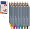 Faber-castell Aqua Goldfaber 114639 akvareliniai pieštukai, 3,3 mm šerelis, 36 vnt. pakuotė dovanų dėžutėje
