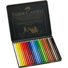 Faber-castell Polychromos spalvoti pieštukai, 24 vnt., metalinė dėžutė