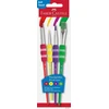 Faber-castell teptukų rinkinys 4 vnt. su minkšta rankena