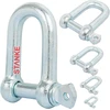 Factory Stanke Times Combination 10 mm apvalus galvanizuotas grandinės lyno jungties trumpas plokščias grandinės jungtis