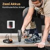 Fahefana akumuliatorinis gręžtuvas-suktuvas 20 V, akumuliatorinis smūginis suktuvas 42 Nm su 2 baterijomis 2,0 Ah, 89 priedai, 25 + 1 pora, 2 greičiai, led lemputė, 10 mm greito užveržimo griebtuvas, skirtas namų projektams