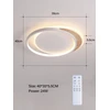 Fanlg Led lubų šviestuvas 40 cm, pritemdomas, 3000-6000k, modernus