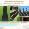 Fantask Saulės kolektorius baseino šildytuvas 300 x 75 cm, saulės šildytuvas pagamintas iš Uv spinduliams atsparaus plastiko, baseino šildytuvas baseinams iki 12000 l, juodas