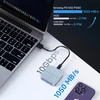 Fanxiang 500gb išorinis ssd kietasis diskas, magnetinis išorinis ssd su priklijuotais metaliniais žiedais iki 1050 mb/s rašymo greitis - usb 3.2 (gen 2) type c, suderinamas su iphone 15/16, pc, mac, nešiojamaisiais kompiuteriais, planšetiniais kompiuteria