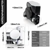 Farbin 12 V motociklo signalo automobilio signalo rinkinys oro signalas 150 Db garsus oro signalas suspausto oro signalo rinkinys motociklui sunkvežimiui automobiliui valčiai pikapui džipui (12 V, sidabrinė laidų pynė ir mygtukas)