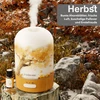 Fashome aromaterapinis difuzorius, rankų darbo stiklinis difuzorius eteriniams aliejams, automatinis išjungimas, šilta šviesa, vintažinė aromaterapija kūdikiams, namams, biurui ar jogai (autumn Frankincense)