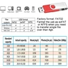 Febniscte usb atmintinės 32 gb, 10 vnt. pakuotė, sulankstoma raudona atmintinė 32 gb, 10 vnt. pakuotė, nešiojama duomenų saugykla, pigi dovana, raudonas usb atmintukas su 10 juostelių