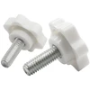Feeimol Žvaigždinis varžtas plastikinis žvaigždės formos rankenos spaustuko rankenėlė sparninis varžtas M5 x 20 mm (10 vnt.)