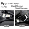 Fiemach centrinės konsolės dėžutė skirta Smart 453 Fortwo/forfour 2015-2019, skirta mobiliems telefonams, raktams, kortelėms, monetoms (b)