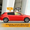 Figarge galinė automobilio apsauga nuo saulės, 2 vnt., apsauga nuo saulės šoniniams langams, skydelis nuo saulės su užtrauktuku, dvigubos apsaugos efektas, sumažina karštį ir uv spinduliuotę, tinka daugumai automobilių
