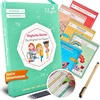 Filapen® Magijos ikimokyklinės knygelės nuo 5 metų - 5 x pratybų sąsiuviniai + rašiklis - mokykitės rašyti ir skaityti, raidės ir skaičiai - daugkartinio naudojimo mokymosi knygelės rašymui - kairiarankiams - pirmoji diena mokykloje