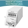 Fimax 4x6 colių terminės etiketės, 1000 lapų, pašto adresams
